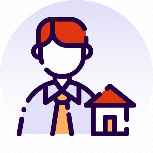 Agent, broker, home, house, property, real estate, realtor icon - Download on Iconfinder