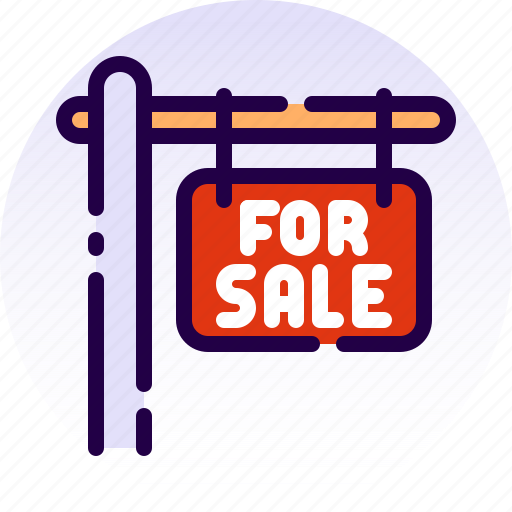 For sale, home, house, property, real estate, sale, sign icon - Download on Iconfinder