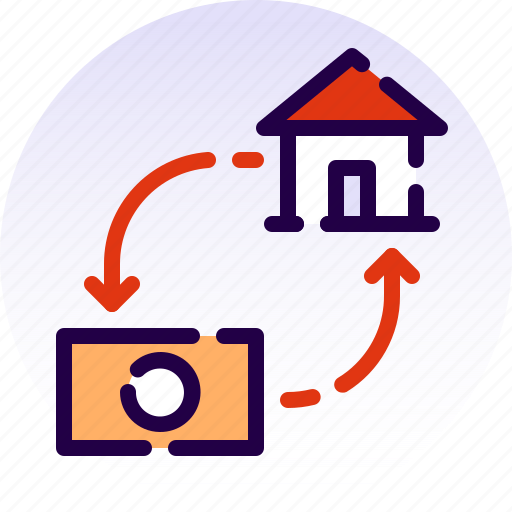 Home, house, loan, mortgage, payment, property, real estate icon - Download on Iconfinder