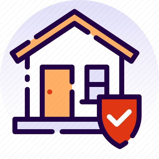 Home, home insurance, home protection, house, property, real estate, real estate insurance icon - Download on Iconfinder