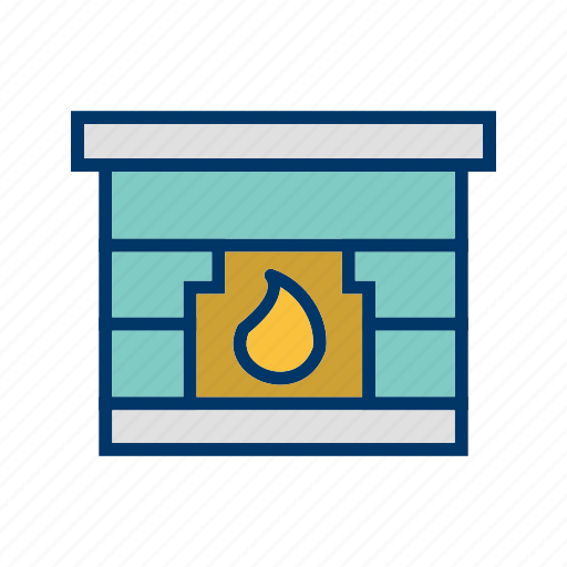Chimney, fire, flame icon - Download on Iconfinder