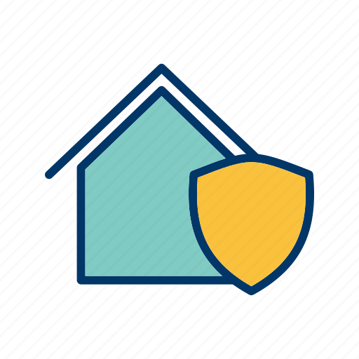 House insurance, house shield, house protection icon - Download on Iconfinder