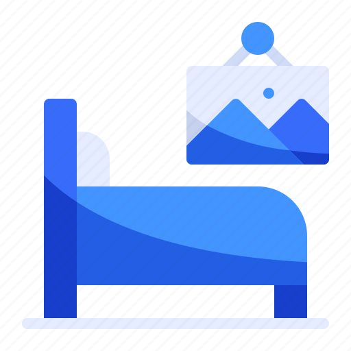 Bed, estate, furniture, interior, real, room, sleep icon - Download on Iconfinder