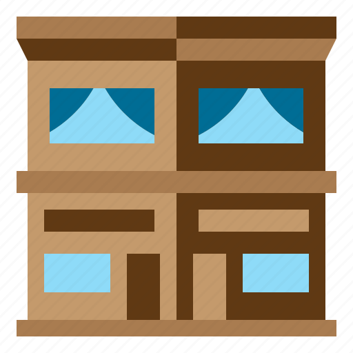 Digital, family, home, moving, professional, standing, town icon - Download on Iconfinder