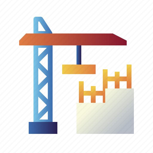 Building, construction, crane, home, house, property, real estate icon - Download on Iconfinder