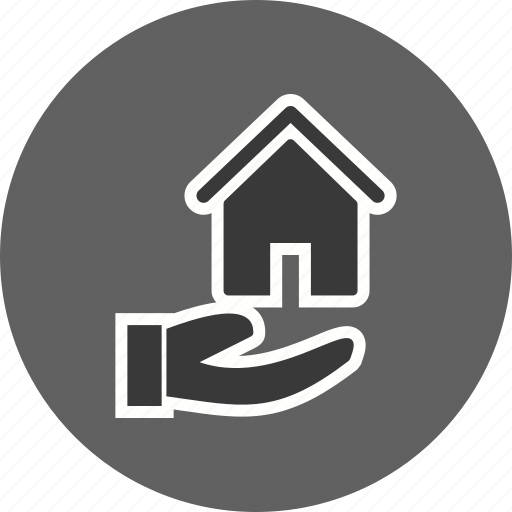 House on hand, house in hand, home icon - Download on Iconfinder