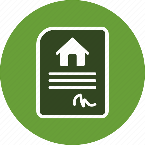 Contract, house, deal icon - Download on Iconfinder