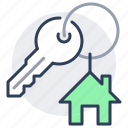 keys, home, house, apartment, keychain