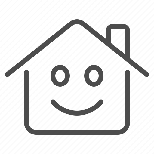 Dream home, house, home, smile, smiling, real estate icon - Download on Iconfinder