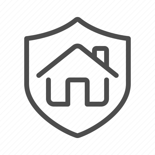 Home insurance, insurance, security, shield, house, home icon - Download on Iconfinder