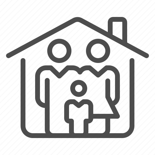 Household, family, house, real estate, people, home icon - Download on Iconfinder