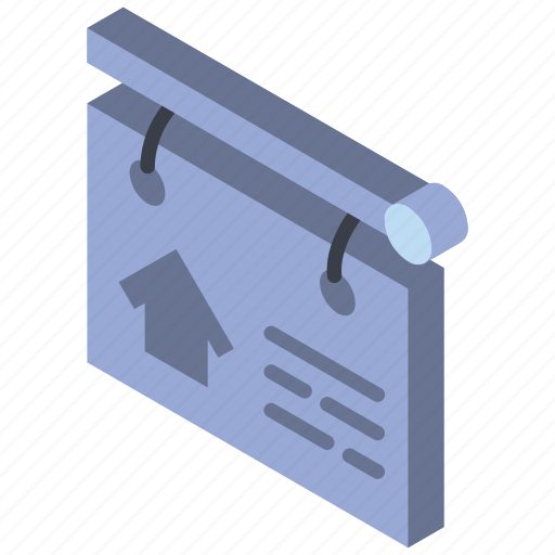 Building, for, iso, isometric, real estate, sale, sign icon - Download on Iconfinder