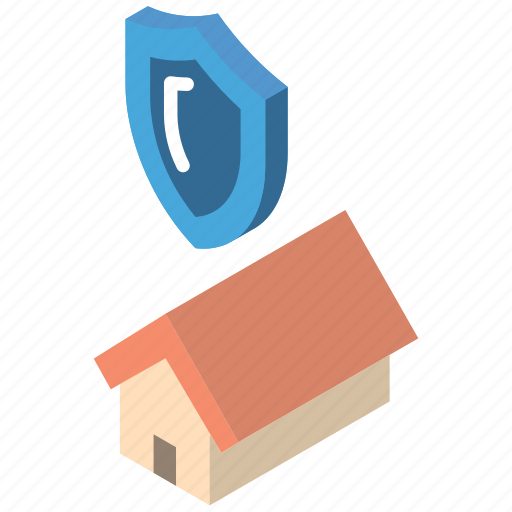 Building, iso, isometric, protected, real estate, sale icon - Download on Iconfinder