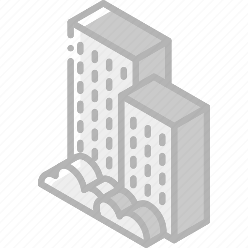 Building, iso, isometric, real estate icon - Download on Iconfinder