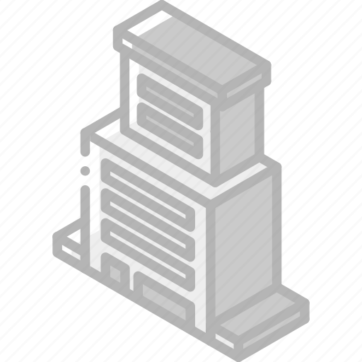 Biulding, building, condo, iso, isometric, real estate icon - Download on Iconfinder