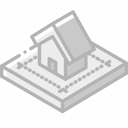Blueprint, building, house, iso, isometric, real estate icon - Download on Iconfinder