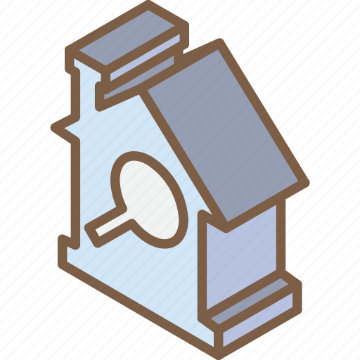 Building, house, iso, isometric, real estate, search icon - Download on Iconfinder