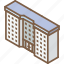 appartment, building, complex, iso, isometric, real estate 
