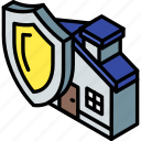 building, house, iso, isometric, protected, real estate