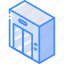building, elevator, iso, isometric, real estate 