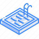 building, iso, isometric, pool, real estate, swimming