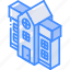 building, iso, isometric, mansion, real estate 
