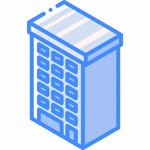 Appartment, building, iso, isometric, real estate icon - Download on Iconfinder