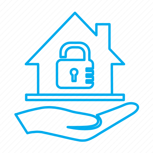 Estate, house, locked, real, rent icon - Download on Iconfinder