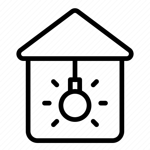 Architecture, building, house, estate, light, bulb icon - Download on Iconfinder