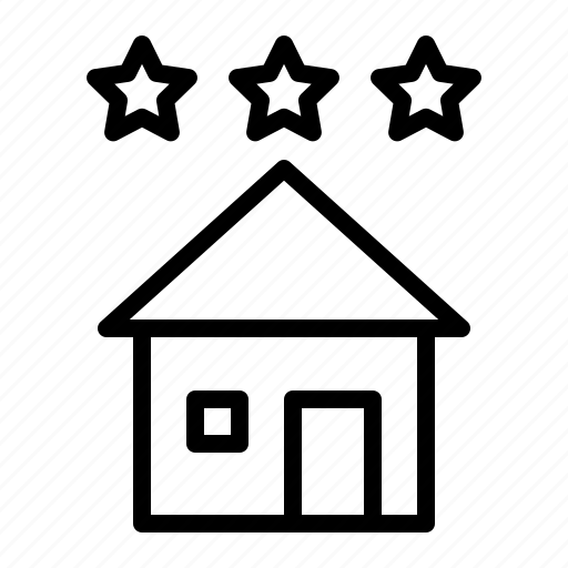 Home, house, rating, stars icon - Download on Iconfinder