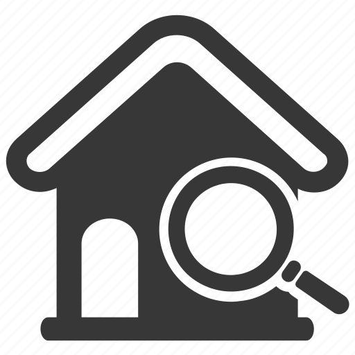 Explore, house, magnifier, property, real estate, search icon - Download on Iconfinder