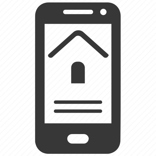 Home loan, house, mobile, rent, smartphone icon - Download on Iconfinder