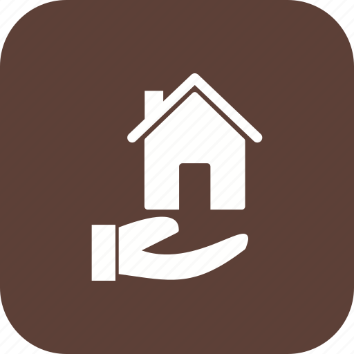 House in hand, house on hand icon - Download on Iconfinder