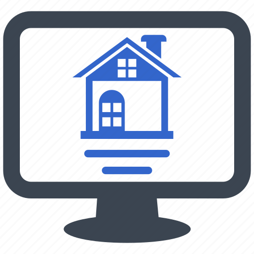Estate, house, online, renting, support icon - Download on Iconfinder
