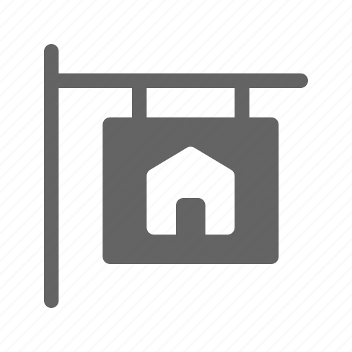 House, real estate, sign icon - Download on Iconfinder