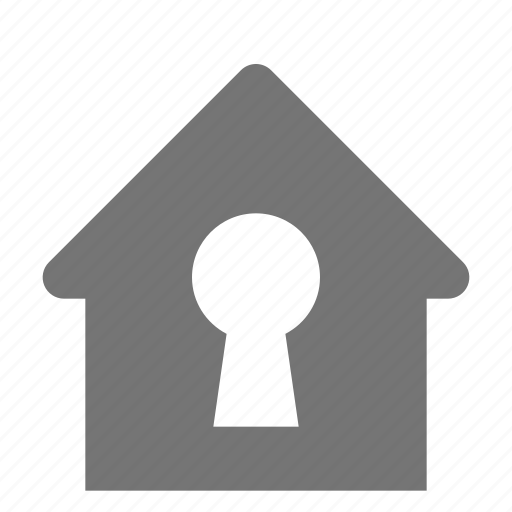 Keyhole, home, house, lock icon - Download on Iconfinder