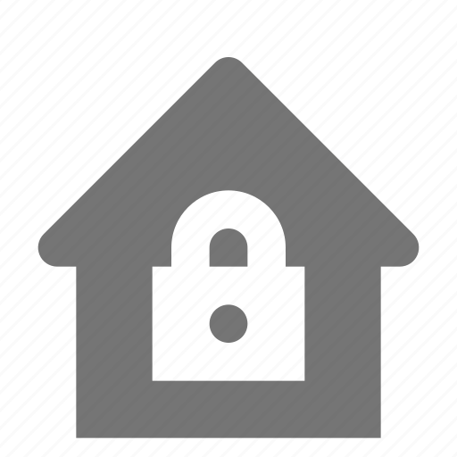 Lock, home, house, security icon - Download on Iconfinder