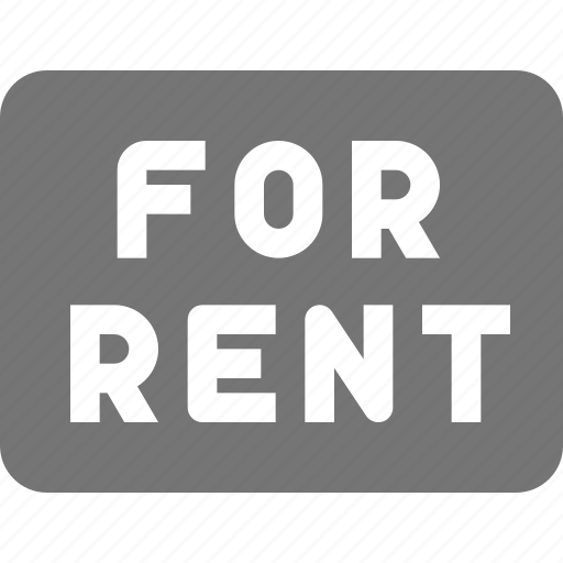 Sign, for rent, real estate icon - Download on Iconfinder
