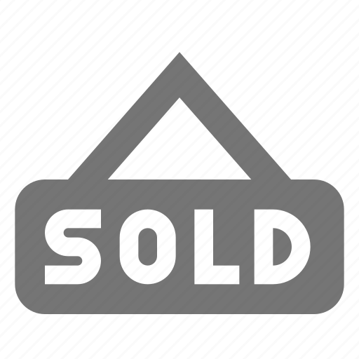 Sign, sold, real estate icon - Download on Iconfinder