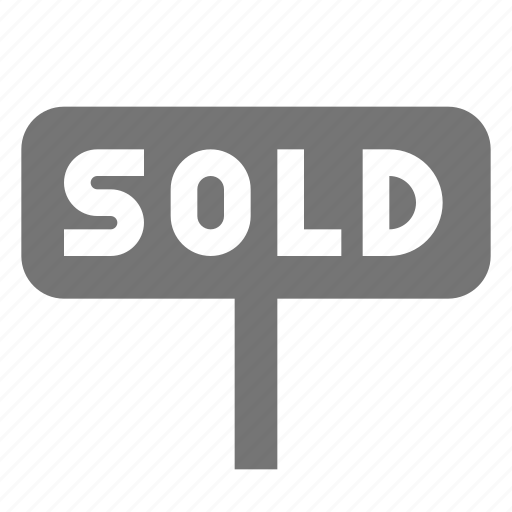 Sign, sold, real estate icon - Download on Iconfinder