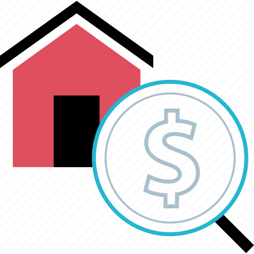Dollar, home, search, sign icon - Download on Iconfinder