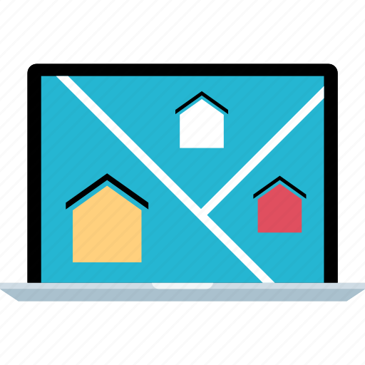 Homes, houses, neighbors, three icon - Download on Iconfinder