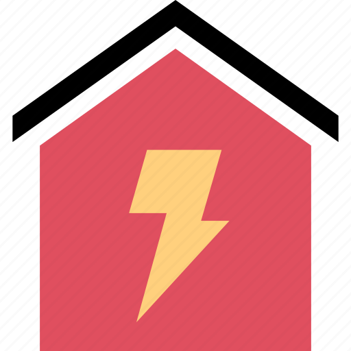 Energy, house, lightning, power icon - Download on Iconfinder