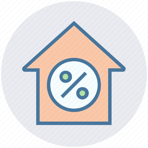 Apartment, home, house, percentage, present, property, real estate icon - Download on Iconfinder