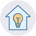 apartment, bulb, bulb light, home, house, property, real estate