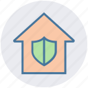 apartment, home, house, property, real estate, security, shield