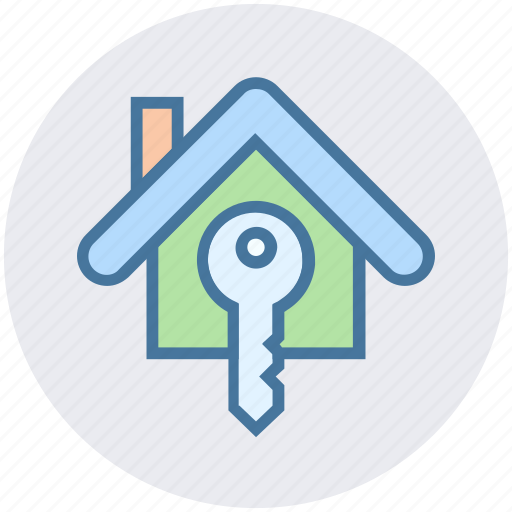 Apartment, home, house, house key, key, property, real estate icon - Download on Iconfinder