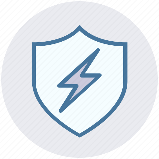 Antivirus, firewall, protection, security, shield, thunder, virus icon - Download on Iconfinder
