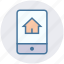 house picture, mobile, mobile display, mobile screen, online house purchase, smartphone 