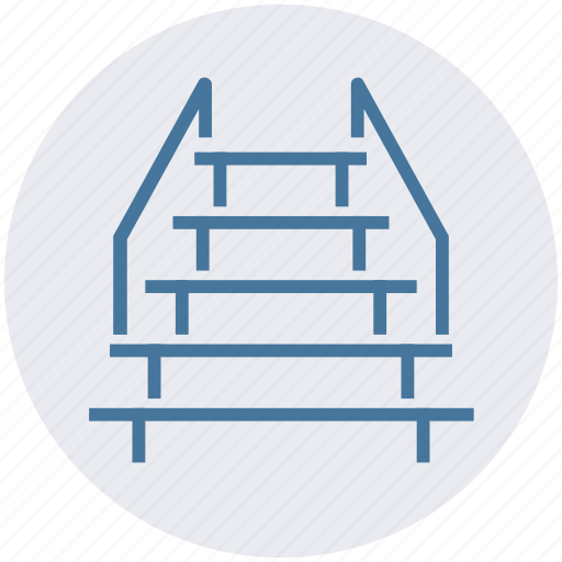 Descend, floor, interior, level, stage, staircase, stairs icon - Download on Iconfinder